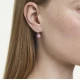 SWAROVSKI Σκουλαρίκια-σταγόνα Chroma, Ροζ, "Καρδιά" Επιμετάλλωση Ροδίου 5757814