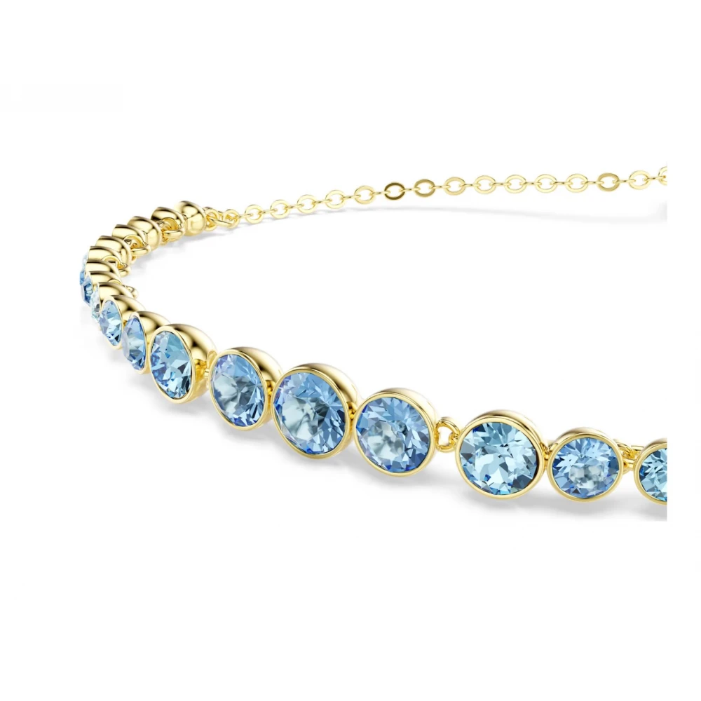 SWAROVSKI Imber Βραχιόλι Στρογγυλή κοπή, Μπλε, Επιχρυσωμένο σε 18Κ 5757824