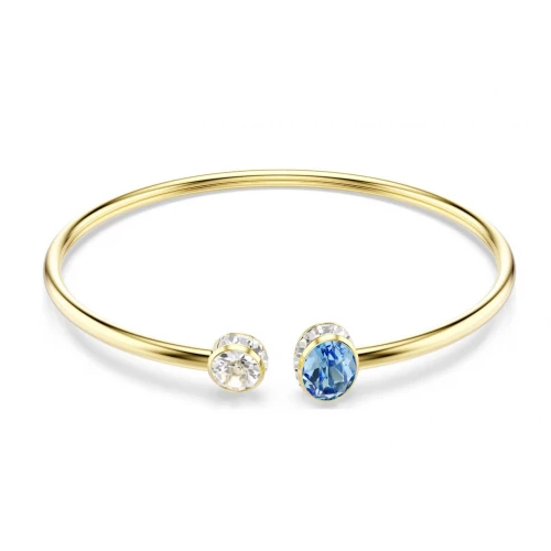 SWAROVSKI Άκαμπτο βραχιόλι Chroma, Μίξη Κοπών, Πολύχρωμο, Επιμετάλλωση σε Χρυσό 18K 5757998