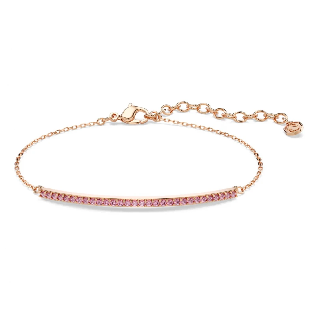 SWAROVSKI Βραχιόλι Only Στρογγυλή κοπή, Ροζ, Ροζ-Επιχρυσωμένο σε 18Κ 5757999