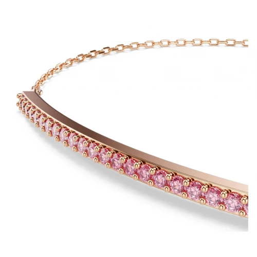 SWAROVSKI Βραχιόλι Only Στρογγυλή κοπή, Ροζ, Ροζ-Επιχρυσωμένο σε 18Κ 5757999