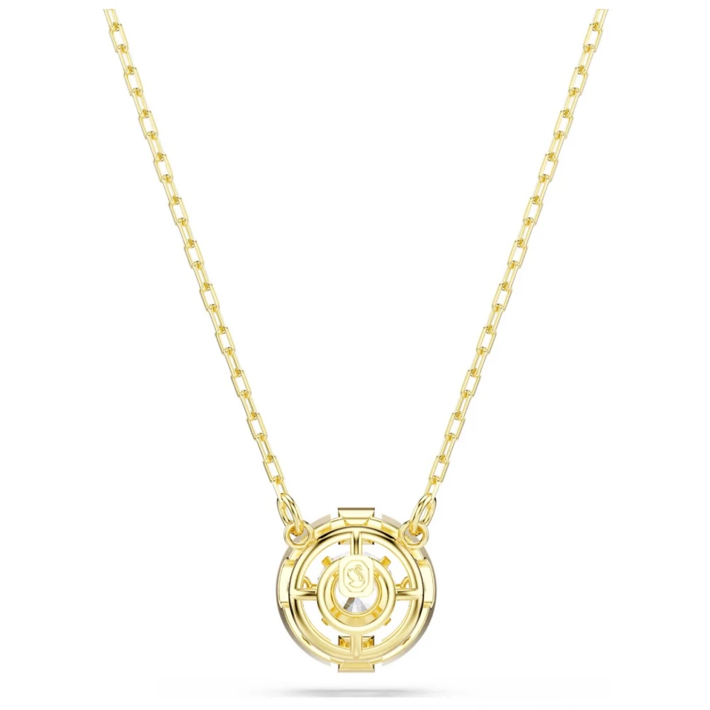 SWAROVSKI Μενταγιόν Una Angelic, Μικτές κοπές, Λευκό, Επιμετάλλωση σε Χρυσό 18K 5758061