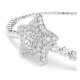 SWAROVSKI Chroma Βραχιόλι, Αστέρι, Λευκό, Στρογγυλή Κοπή, Επιμετάλλωση Ροδίου 5758392