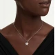 SWAROVSKI Μενταγιόν με Αλυσίδα Sublima, Στρογγυλή κοπή, Λευκό, Αστέρι, Επιμετάλλωση Ροδίου 5758393
