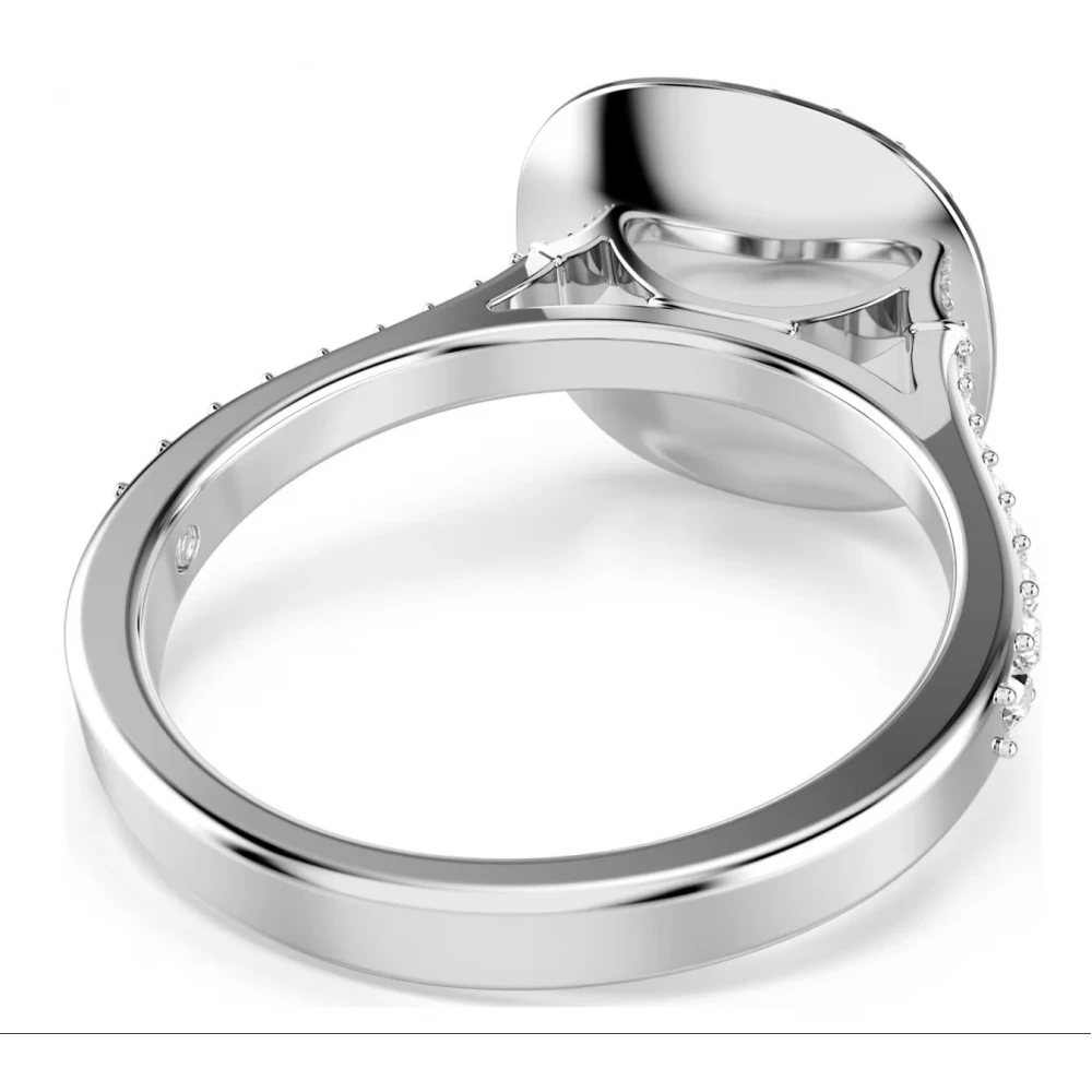 SWAROVSKI Una Angelic Δαχτυλίδι, Cushion Κοπή, Λευκό, Επιμετάλλωση Ροδίου 5758469