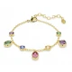 Swarovski Βραχιόλι Imber Μίξη κοπών, Πολύχρωμο, Επιμετάλλωση σε χρυσό 18K 5759809