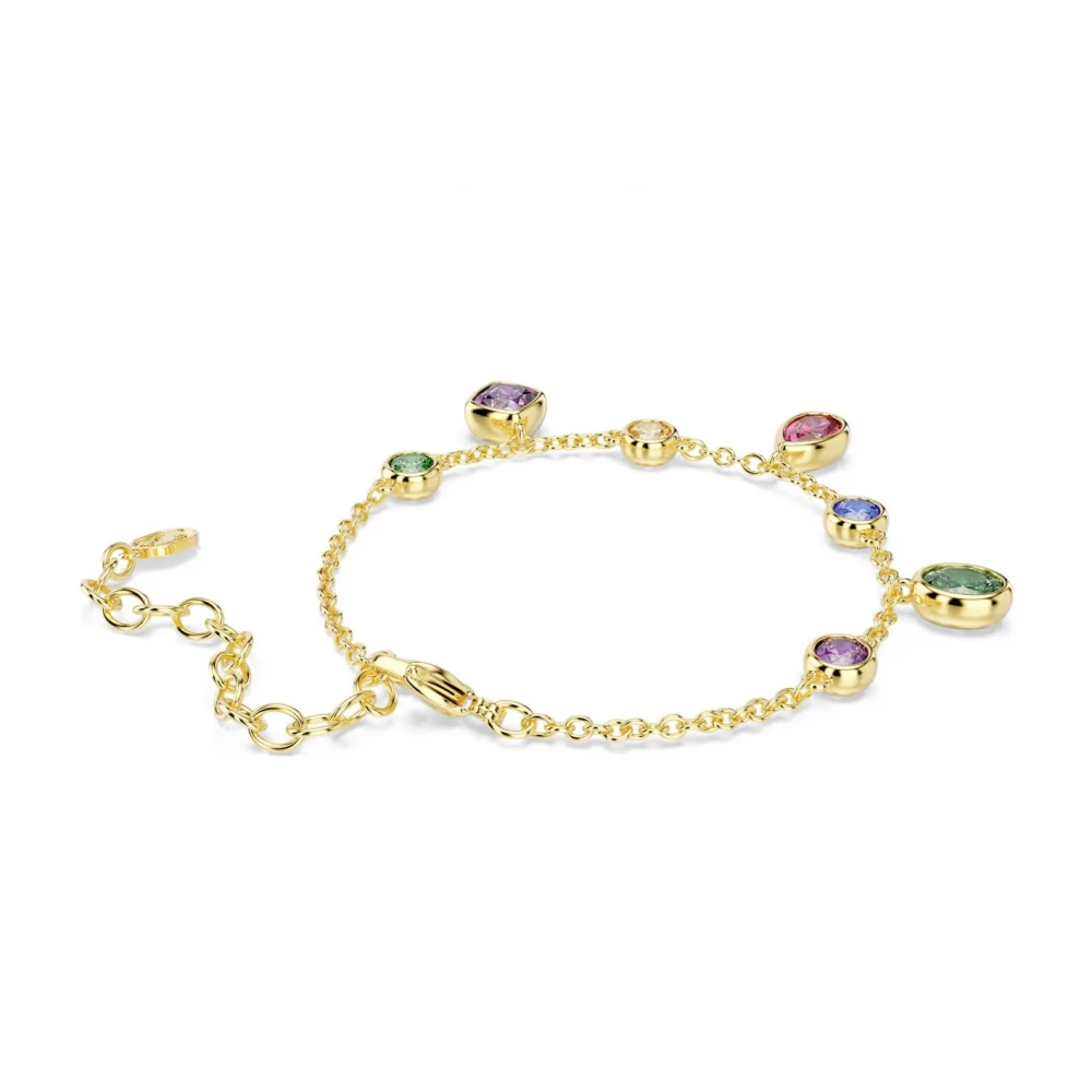 Swarovski Βραχιόλι Imber Μίξη κοπών, Πολύχρωμο, Επιμετάλλωση σε χρυσό 18K 5759809