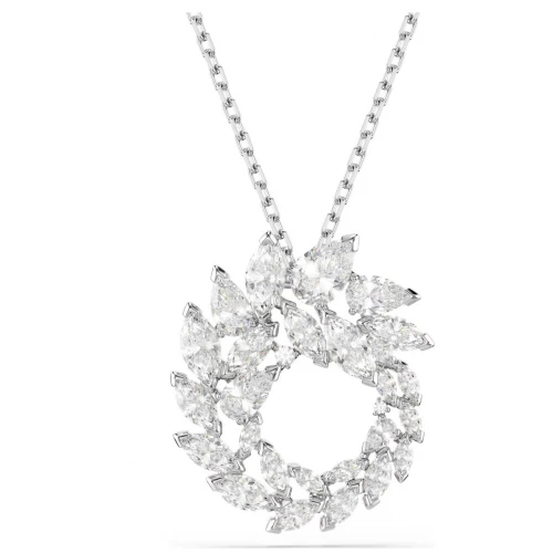 SWAROVSKI Mesmera Μενταγιόν με αλυσίδα, Λευκό, Marquise Κοπή Επιροδιωμένο 5759837