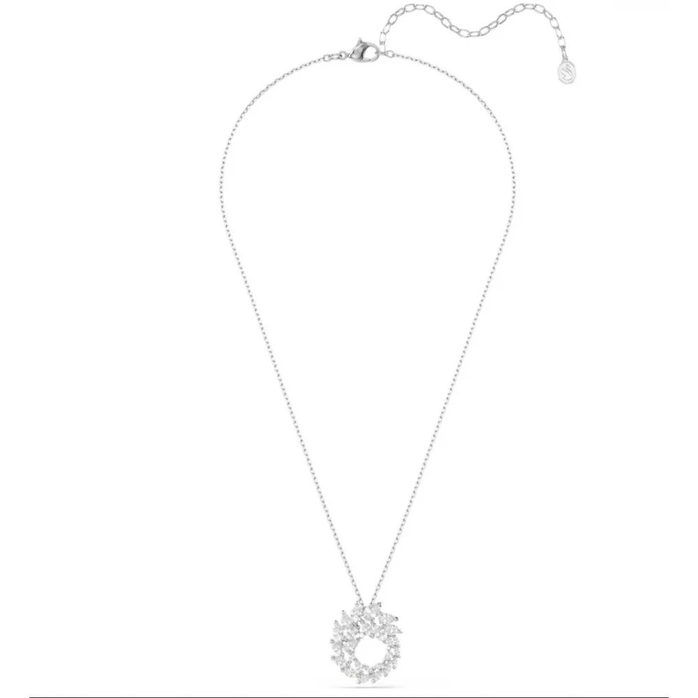 SWAROVSKI Mesmera Μενταγιόν με αλυσίδα, Λευκό, Marquise Κοπή Επιροδιωμένο 5759837