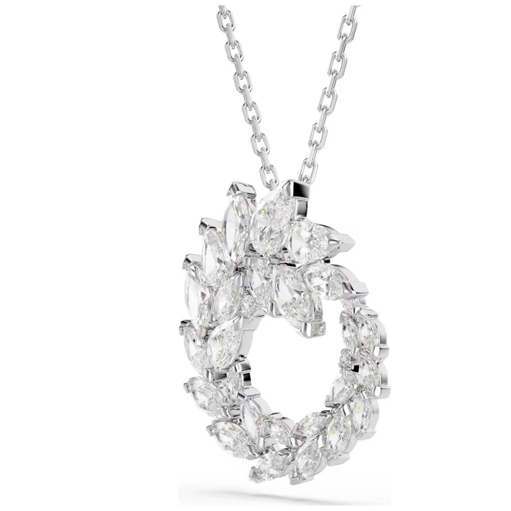 SWAROVSKI Mesmera Μενταγιόν με αλυσίδα, Λευκό, Marquise Κοπή Επιροδιωμένο 5759837