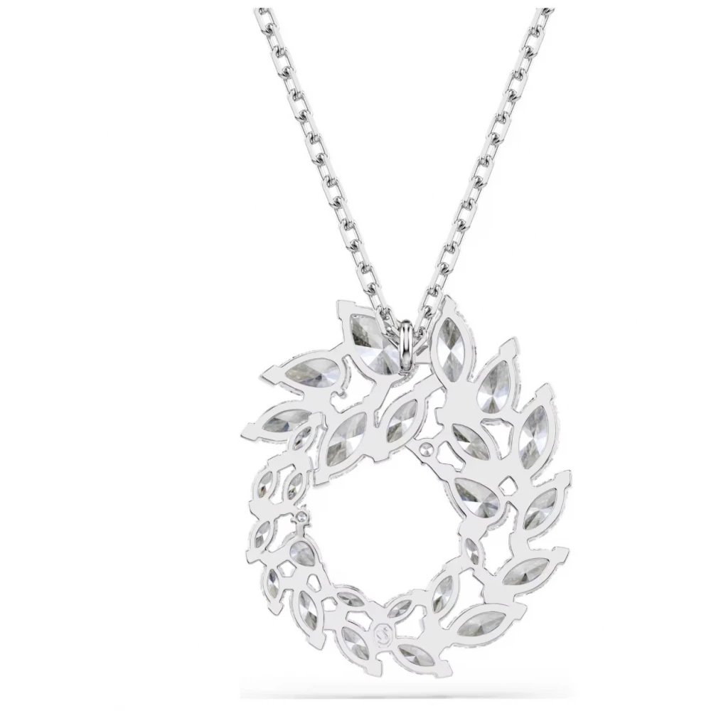 SWAROVSKI Mesmera Μενταγιόν με αλυσίδα, Λευκό, Marquise Κοπή Επιροδιωμένο 5759837
