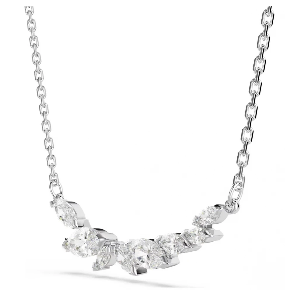 SWAROVSKI Κολιέ Mesmera Marquise κοπή, Λευκό, Επιμετάλλωση ροδίου 5759838