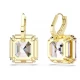 SWAROVSKI Millenia Σκουλαρίκια-σταγόνα Τετράγωνη Κοπή, Μωβ Επιμετάλλωση σε Χρυσό 18Κ 5759990