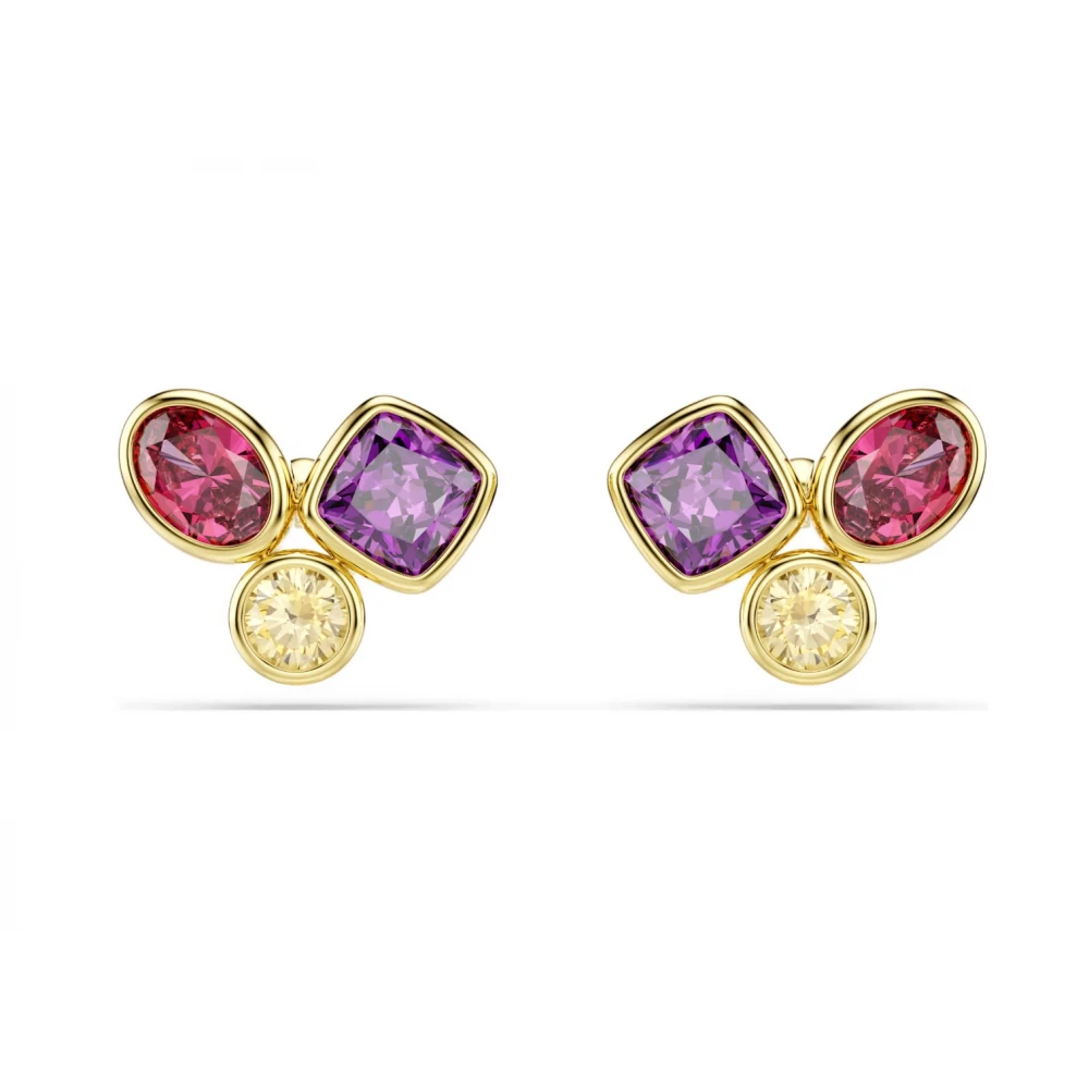 SWAROVSKI Σκουλαρίκια, καρφάκι Imber Μικτή κοπή, Πολύχρωμα, Επιχρυσωμένο σε Χρυσό 18Κ 5760019