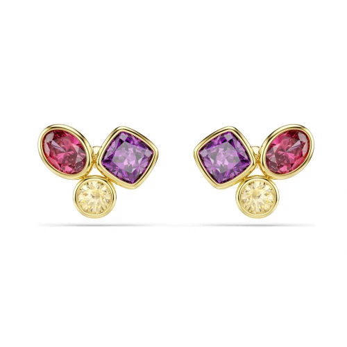 SWAROVSKI Σκουλαρίκια, καρφάκι Imber Μικτή κοπή, Πολύχρωμα, Επιχρυσωμένο σε Χρυσό 18Κ 5760019
