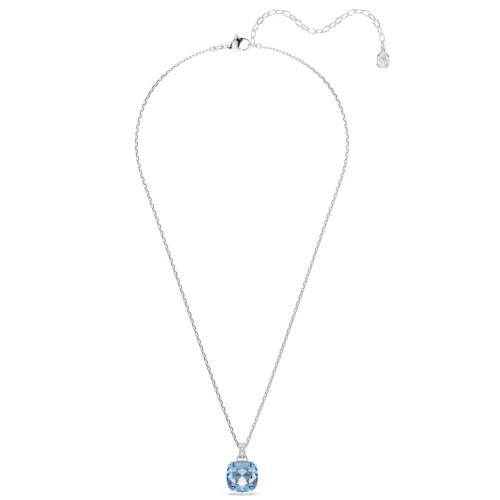 SWAROVSKI Millenia Μενταγιόν με Αλυσίδα, Cushion Κοπή Μπλε, Επιροδιωμένο 5760057