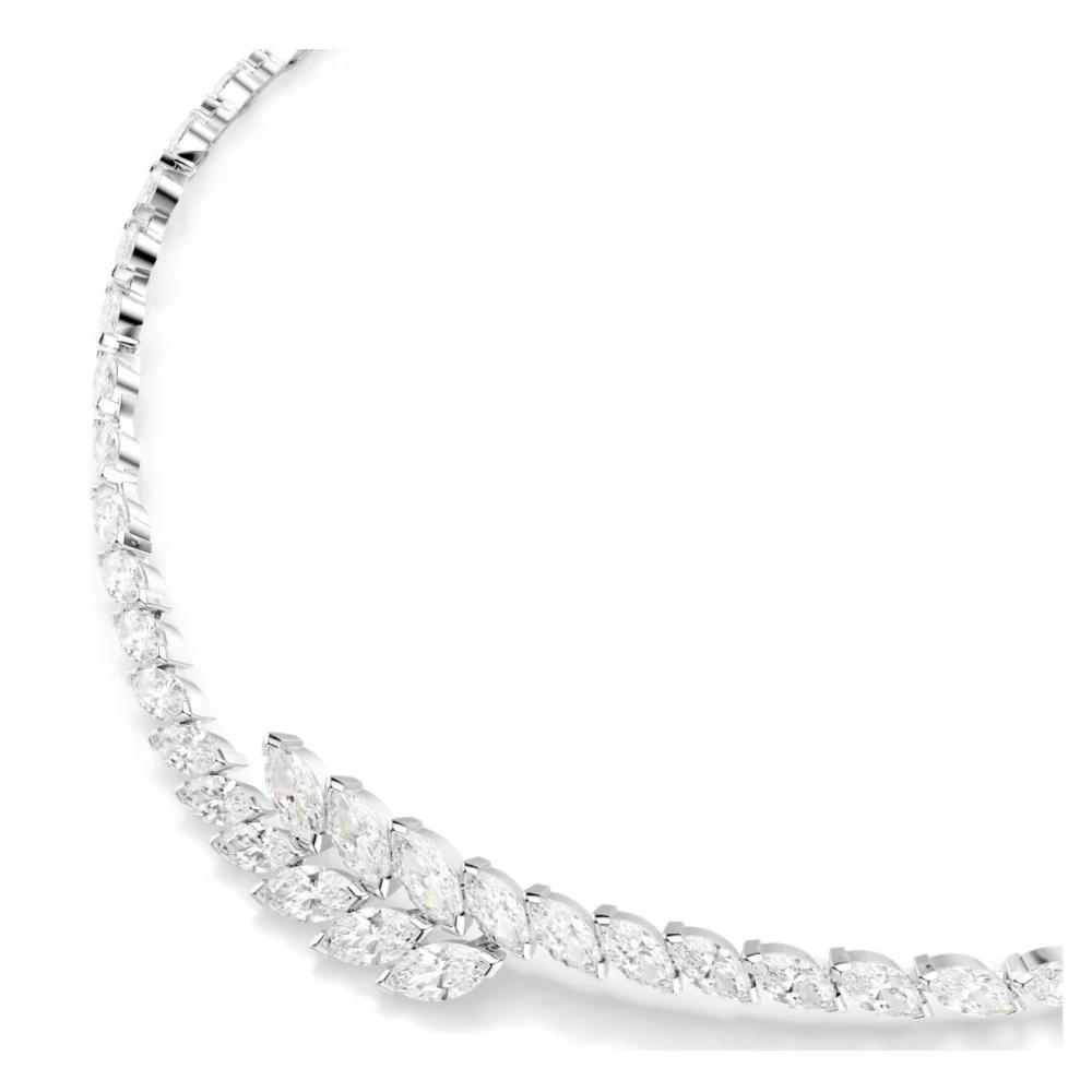 SWAROVSKI Set Mesmera Marquise κοπή, Λευκό, Επιμετάλλωση ροδίου 5762135