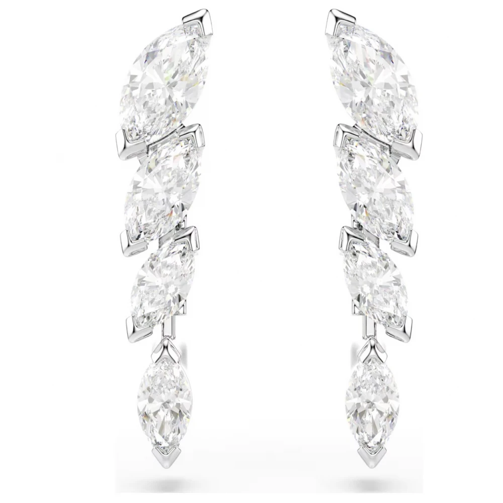 SWAROVSKI Set Mesmera Marquise κοπή, Λευκό, Επιμετάλλωση ροδίου 5762135