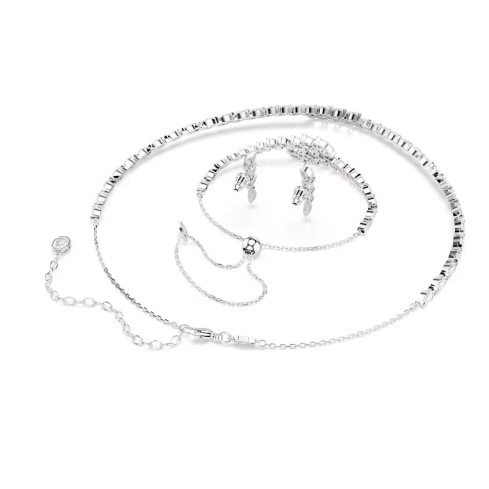SWAROVSKI Set Mesmera Marquise κοπή, Λευκό, Επιμετάλλωση ροδίου 5762135