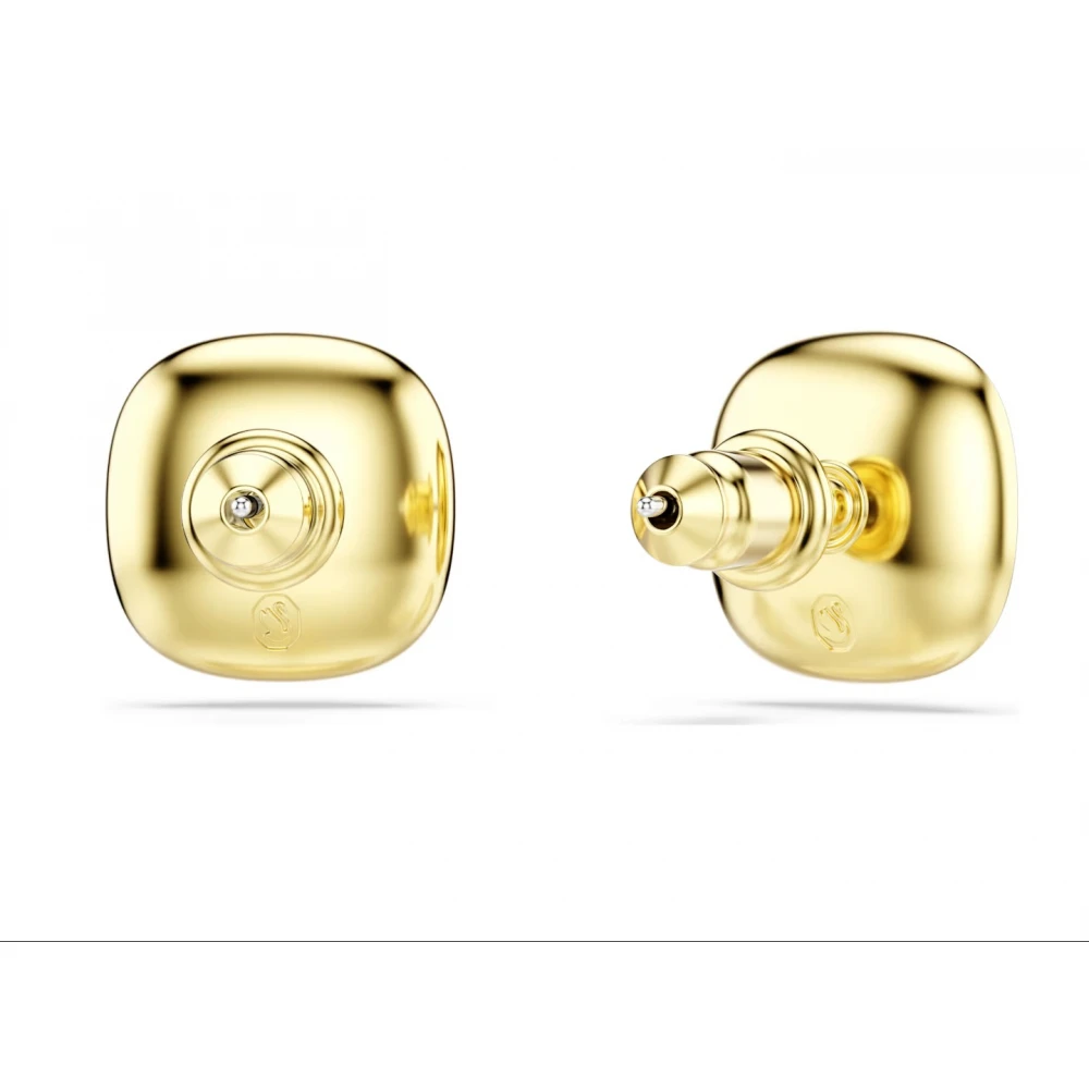 SWAROVSKI, Σκουλαρίκια Una Angelic, Cushion Κοπή, Λευκά, Επιμετάλλωση σε χρυσό 18Κ 5764762