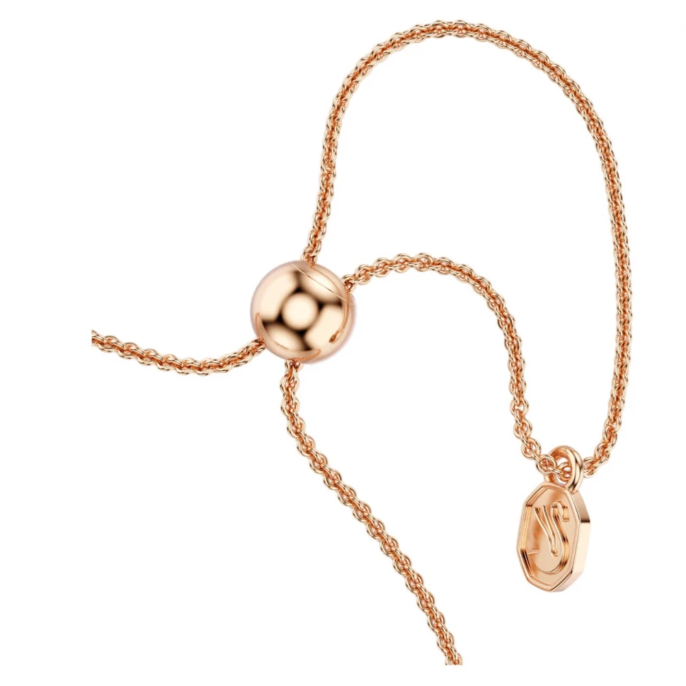 SWAROVSKI Βραχιόλι Mesmera Μίξη Κοπών, Λευκό, Επιμετάλλωση σε ροζ-χρυσό 18K 5764801