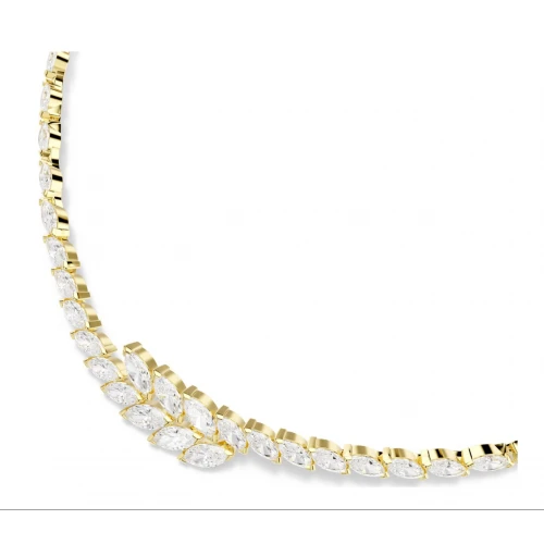 SWAROVSKI Mesmera Set, Marquise κοπή, Λευκό, Επιχρυσωμένο σε 18Κ 5764868