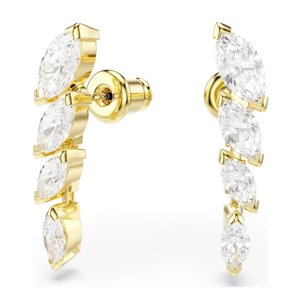SWAROVSKI Mesmera Set, Marquise κοπή, Λευκό, Επιχρυσωμένο σε 18Κ 5764868