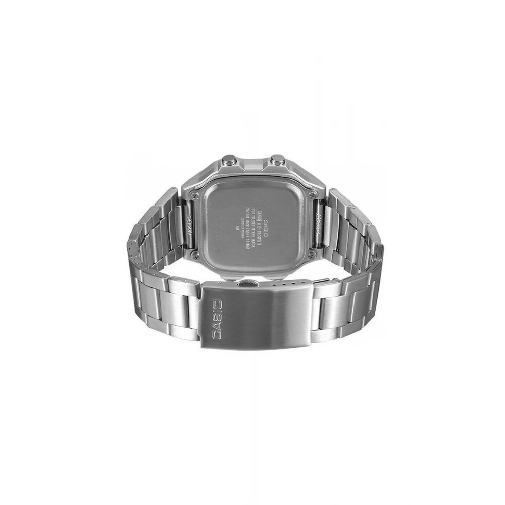 CASIO Timeless με Μπρασελέ σε Ασημί Τόνο από Ανοξείδωτο Ατσάλι AE-1200WHD-1AVEF