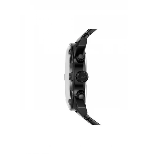 DIESEL Spiked Χρονογράφος με Μαύρο Μπρασελέ από Ανοξείδωτο Ατσάλι DZ4644