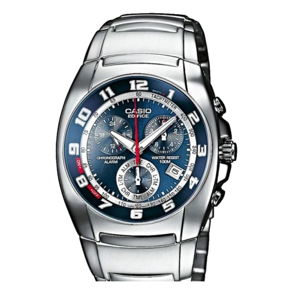 CASIO Edifice με Ασημί Μπρασελέ από Ανοξείδωτο Ατσάλι EF-510D-2AVEF