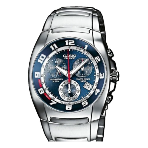 CASIO Edifice με Ασημί Μπρασελέ από Ανοξείδωτο Ατσάλι EF-510D-2AVEF