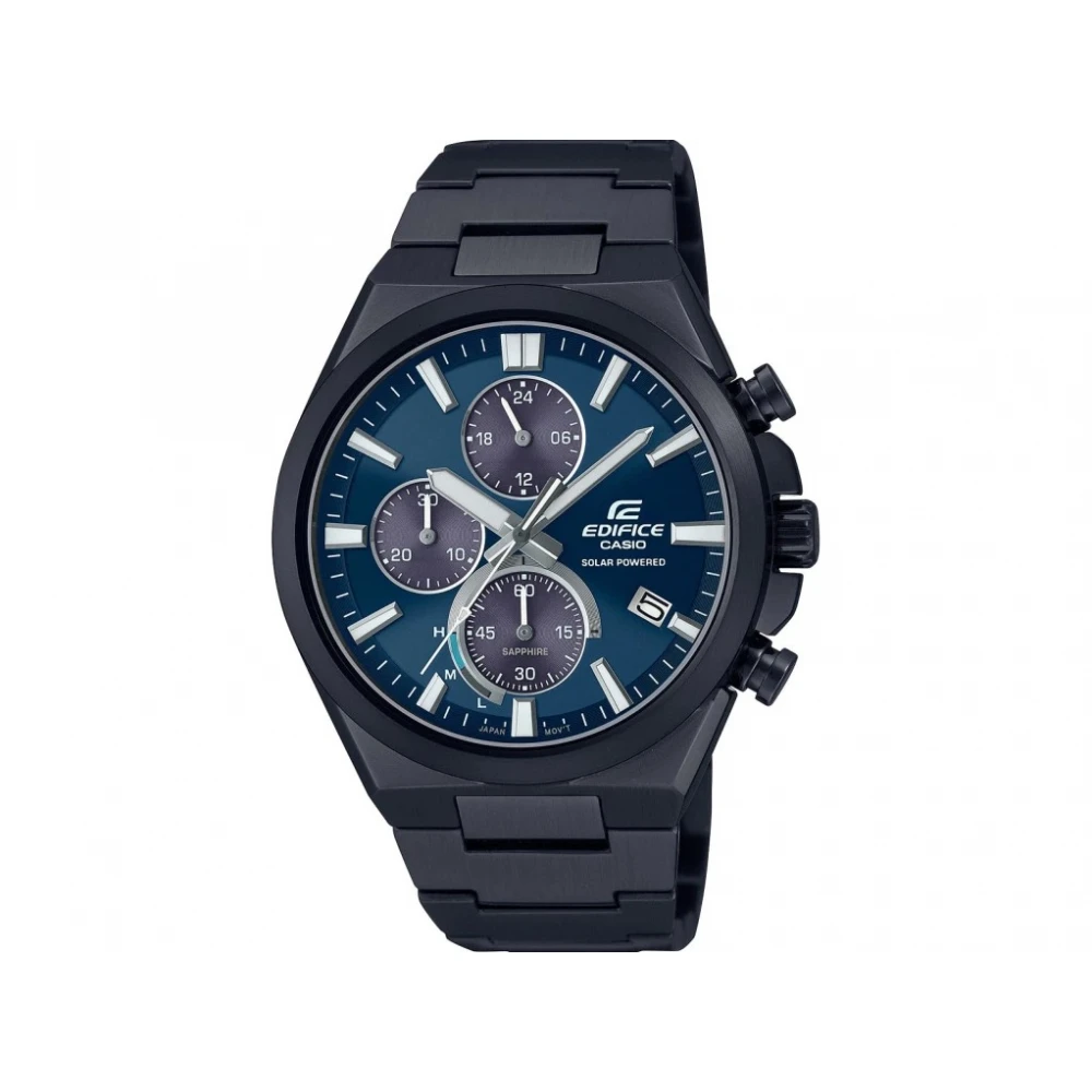 CASIO Edifice "Ηλιακό" με Μπρασελέ από Ανοξείδωτο Ατσάλι σε Ανθρακί Τόνο EFS-S630DC-2AVUEF