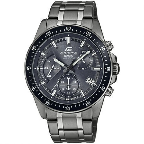 CASIO Edifice με Μπρασελέ από Ανοξείδωτο Ατσάλι σε Ανθρακί Τόνο EFV-540DC-1CVUEF