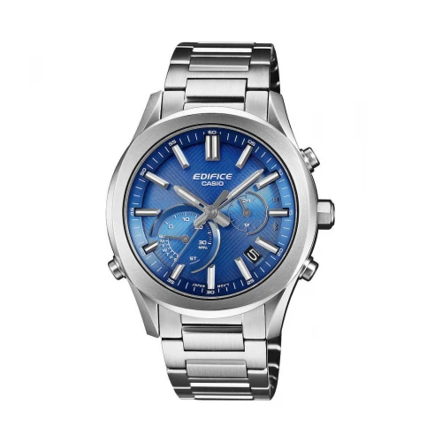 CASIO Edifice "Ηλιακός" Χρονογράφος με Μπρασελέ από Ανοξείδωτο Ατσάλι EQB-1300D-2AEF