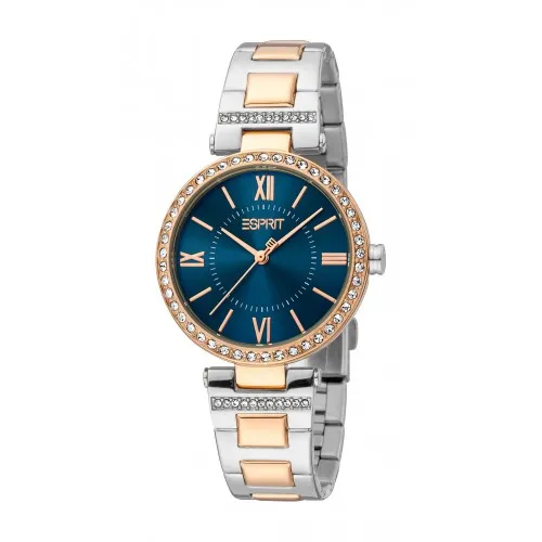 ESPRIT Ladies Nyla Two Tone Stainless Steel Bracelet ES1L332M0105