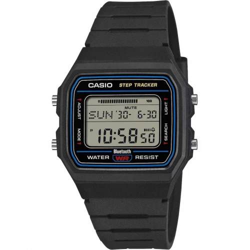 CASIO Collection με Μαύρο Λουράκι από Καουτσούκ F-B100W-1AEF
