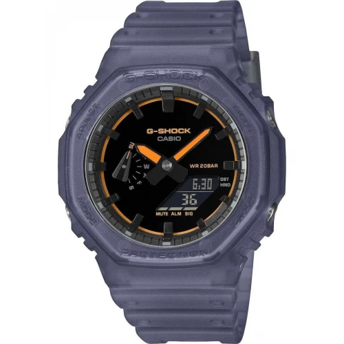 CASIO G-SHOCK με Καφέ Λουράκι από Καουτσούκ GA-2100K-2AER