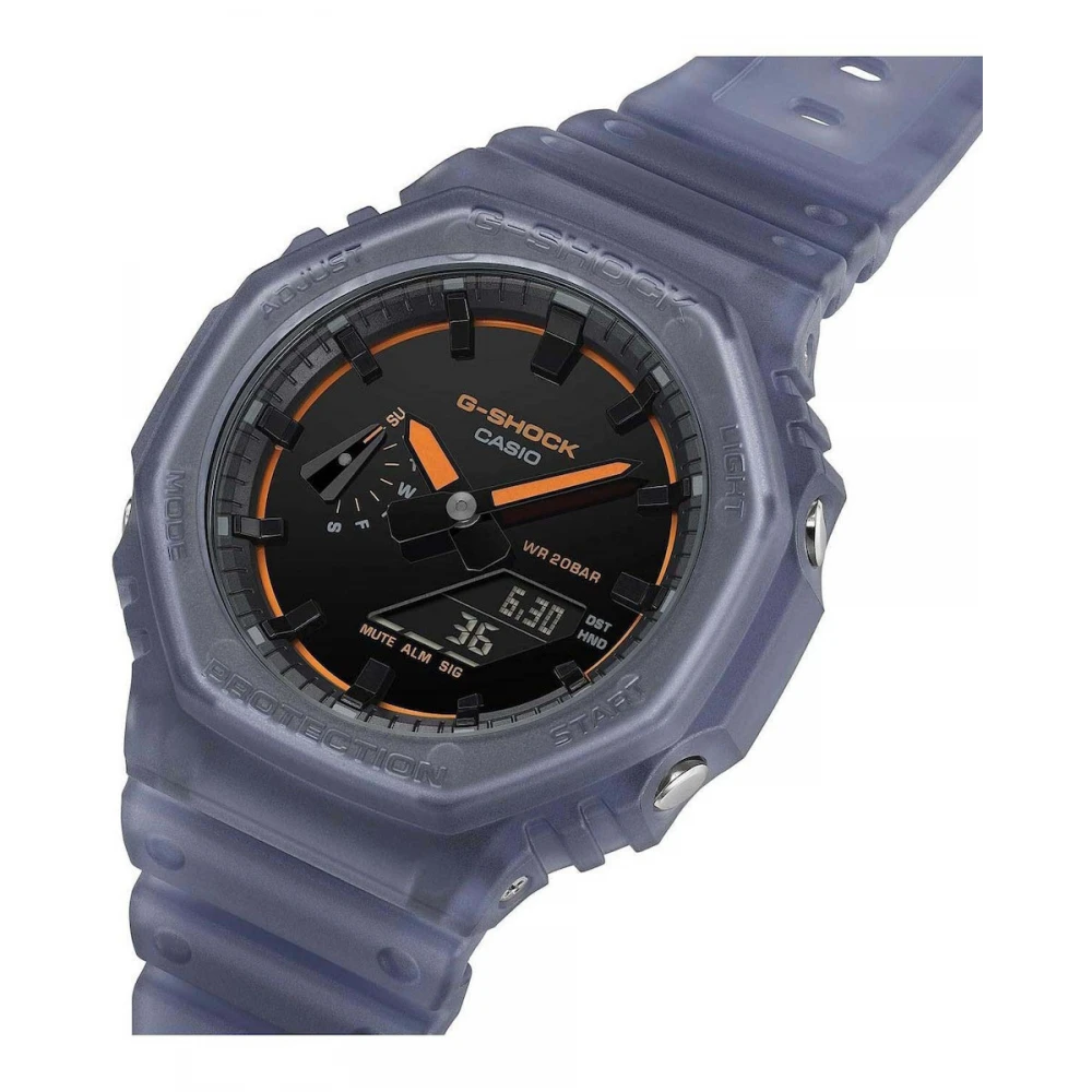 CASIO G-SHOCK με Καφέ Λουράκι από Καουτσούκ GA-2100K-2AER