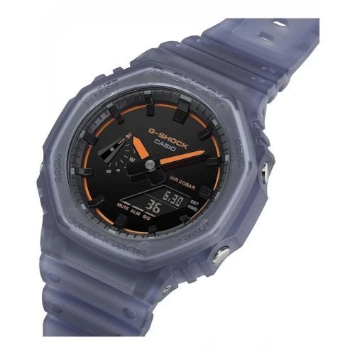 CASIO G-SHOCK με Καφέ Λουράκι από Καουτσούκ GA-2100K-2AER