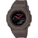 CASIO G-SHOCK με Καφέ Λουράκι από Καουτσούκ GA-2100K-5AER