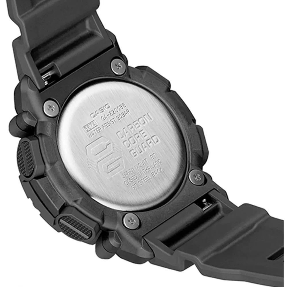 CASIO G-SHOCK με Μαύρο Λουράκι από Καουτσούκ GA-2200BB-1AER