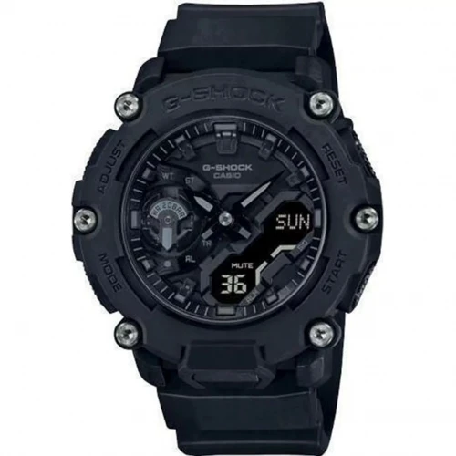 CASIO G-SHOCK με Μαύρο Λουράκι από Καουτσούκ GA-2200BB-1AER