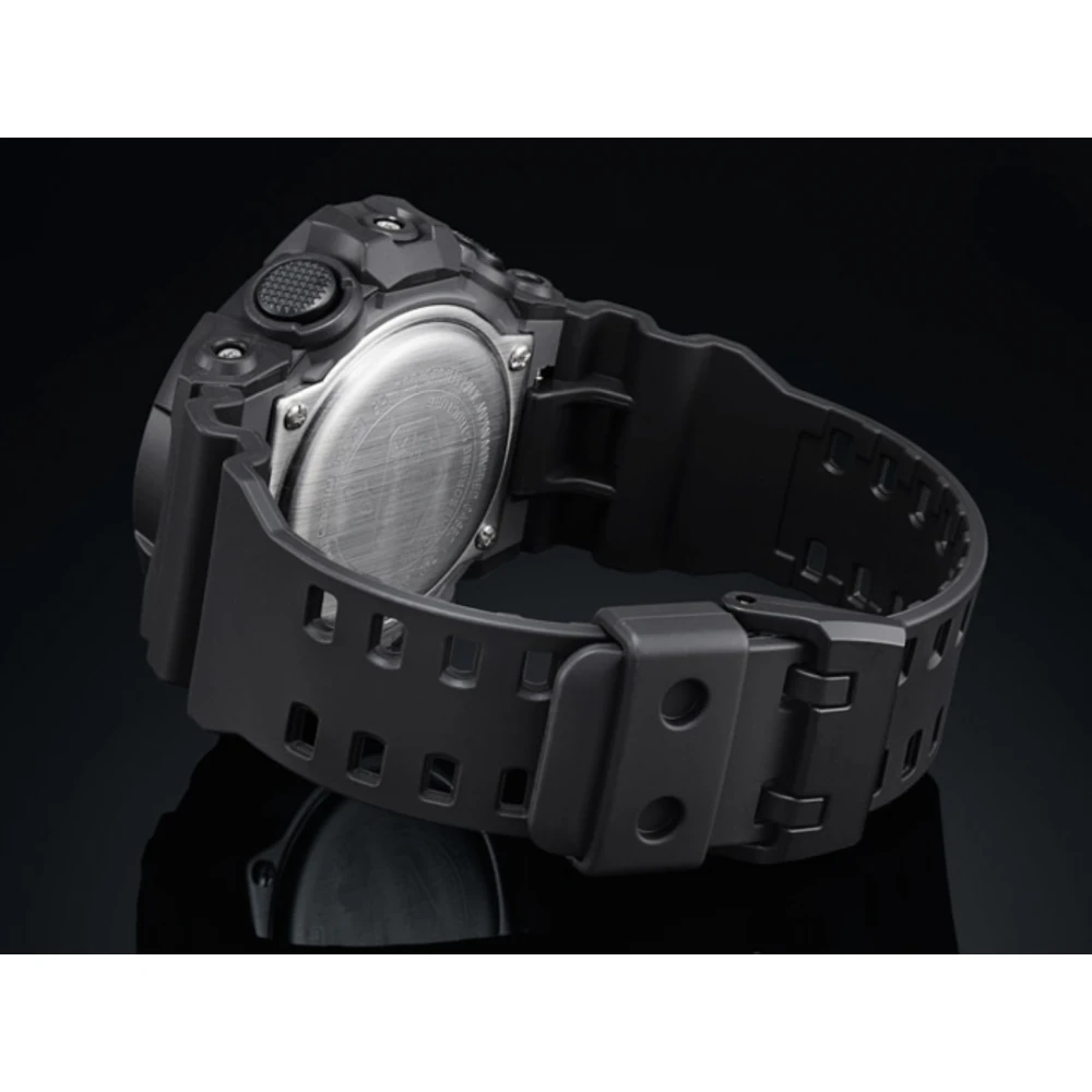 CASIO G-Shock με Μαύρο Λουράκι από Καουτσούκ GA-700-1BER
