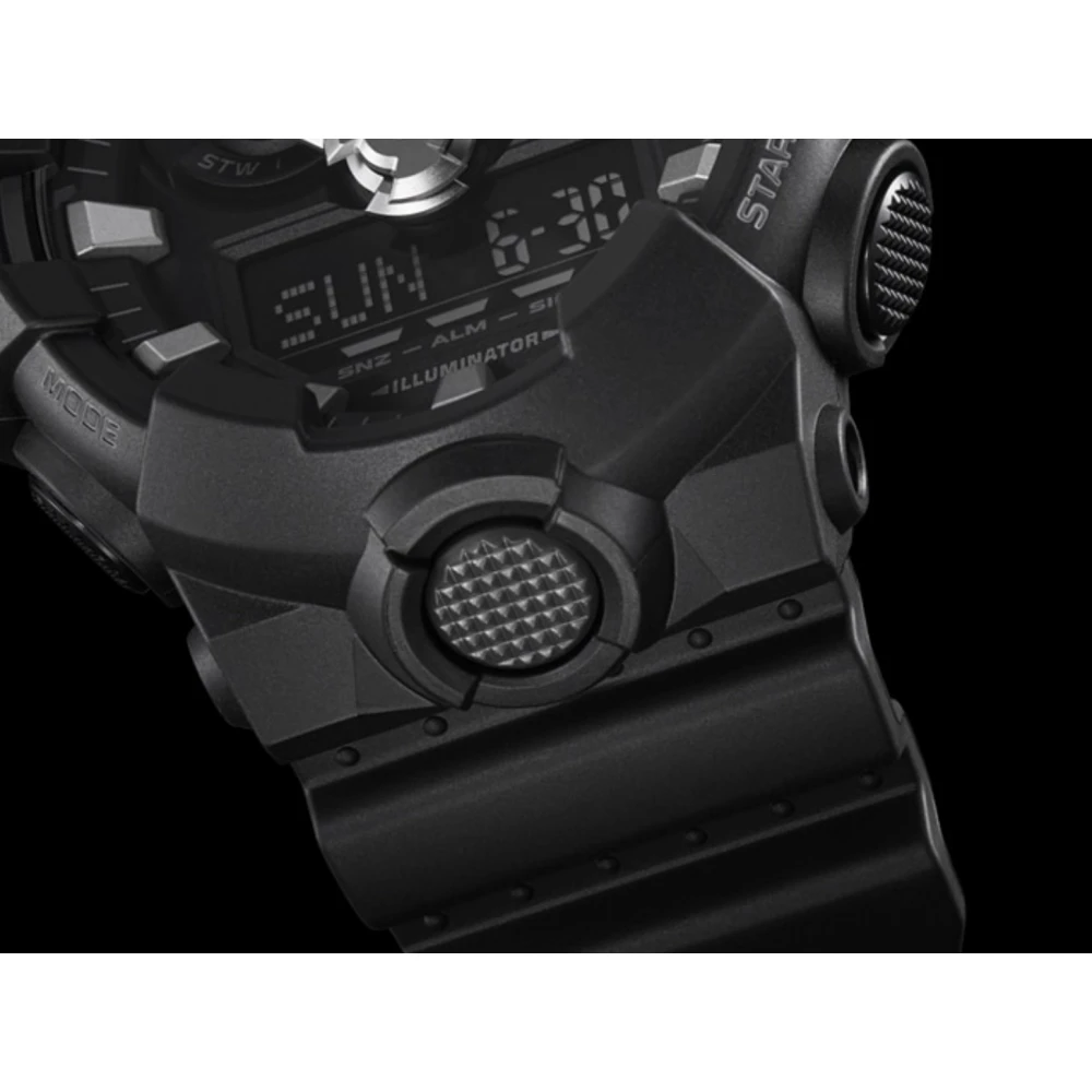 CASIO G-Shock με Μαύρο Λουράκι από Καουτσούκ GA-700-1BER
