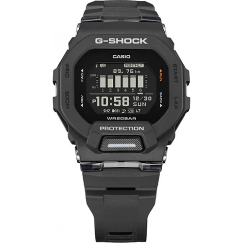 CASIO G-Shock Μαύρο με λουράκι από καουτσούκ GBD-200-1ER