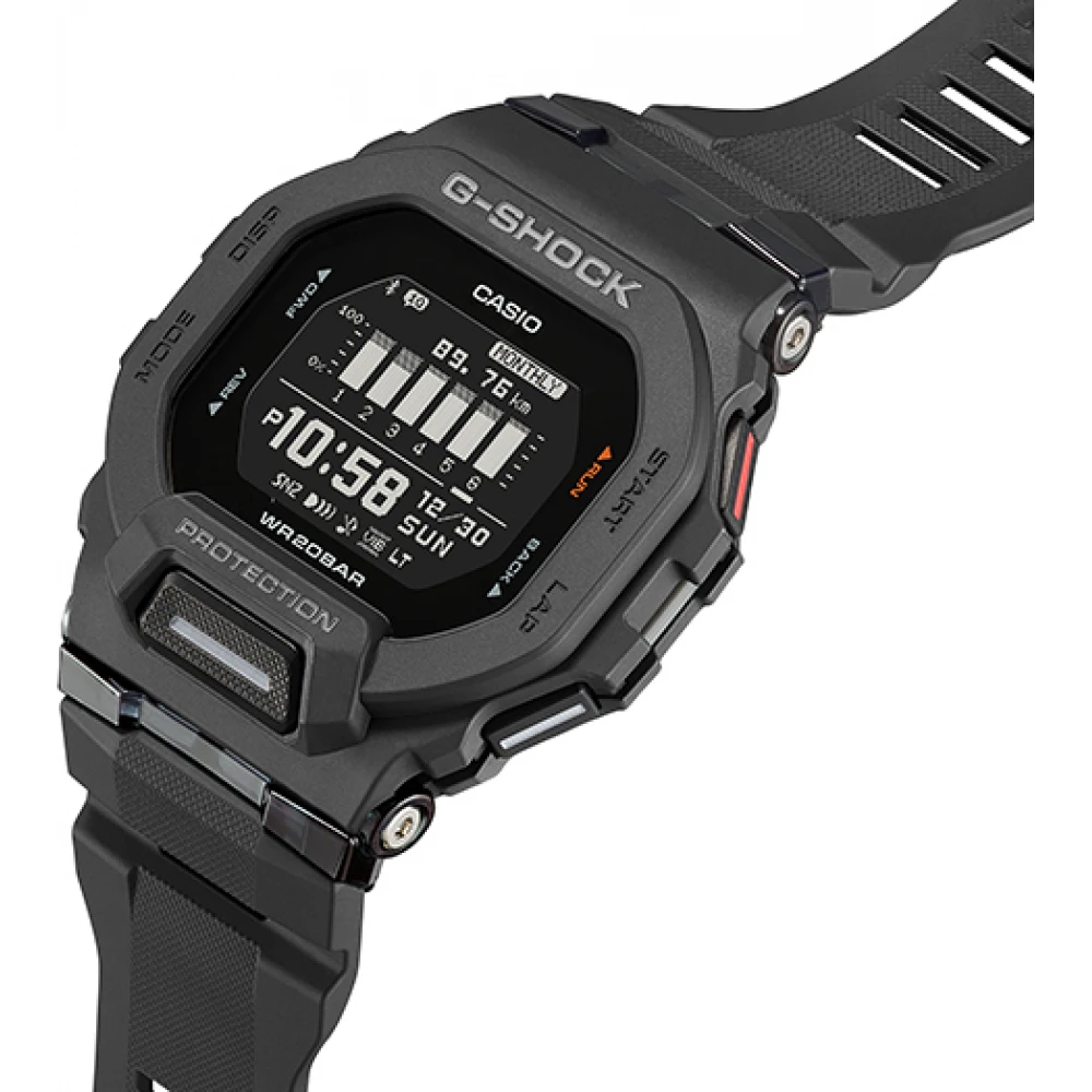 CASIO G-Shock Μαύρο με λουράκι από καουτσούκ GBD-200-1ER