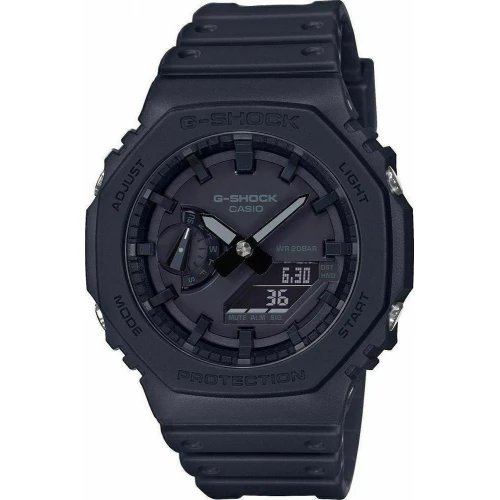 CASIO G-Shock Χρονογράφος με Μαύρο Καουτσούκ Λουράκι GX-2100-1A1ER