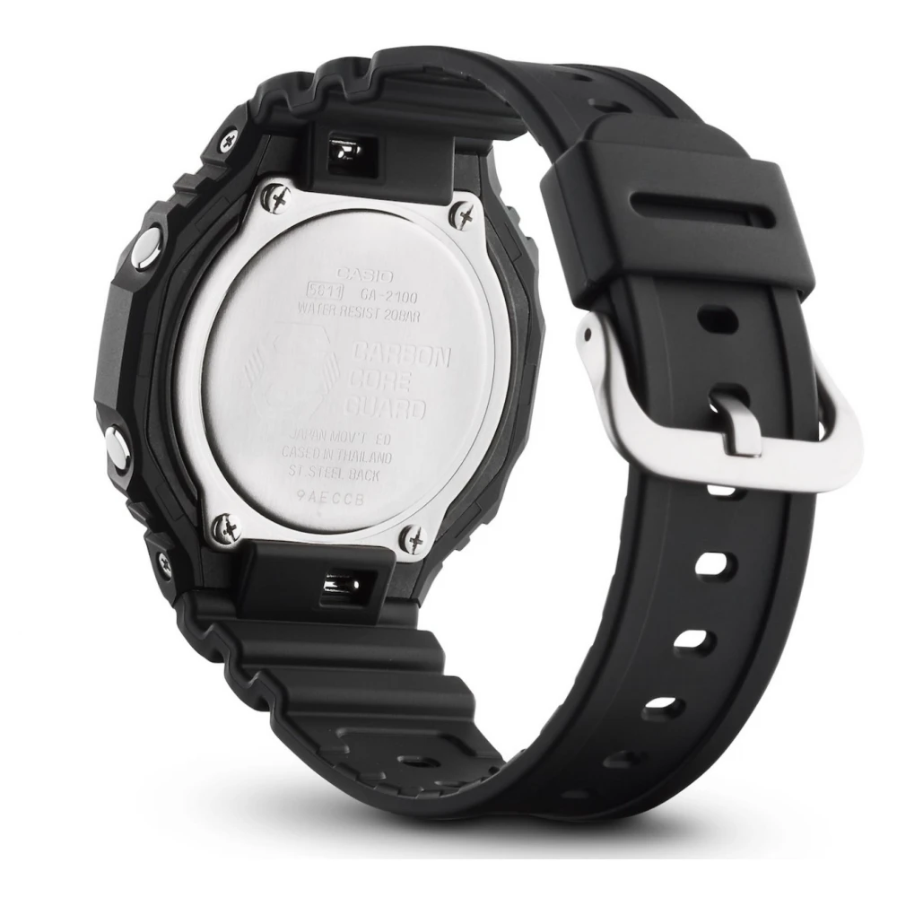 CASIO G-Shock Χρονογράφος με Μαύρο Καουτσούκ Λουράκι GX-2100-1A1ER