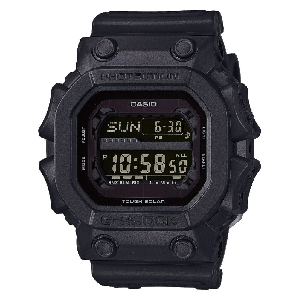 CASIO G-Shock με Λουράκι από Μαύρο Καουτσούκ GX-56BB-1ER