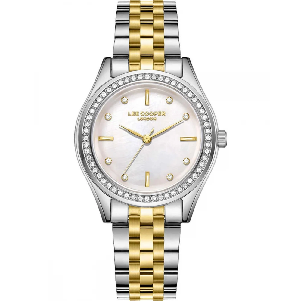 LEE COOPER Crystals με Μπρασελέ Δύο Τόνων από Super-Metal LC08211.220